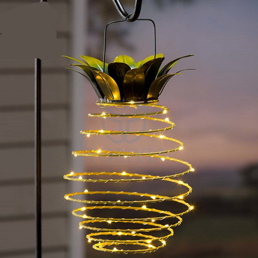 Outdoor Waterproof Garden Pineapple Solar Lights Path Lights