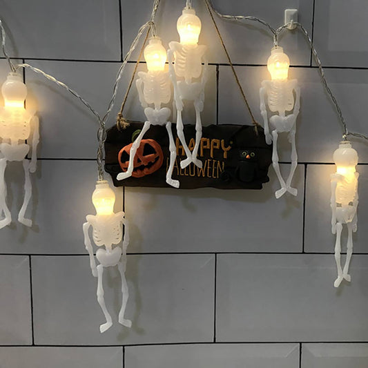 1.5 M Halloween String Lights Skull Warm Color
