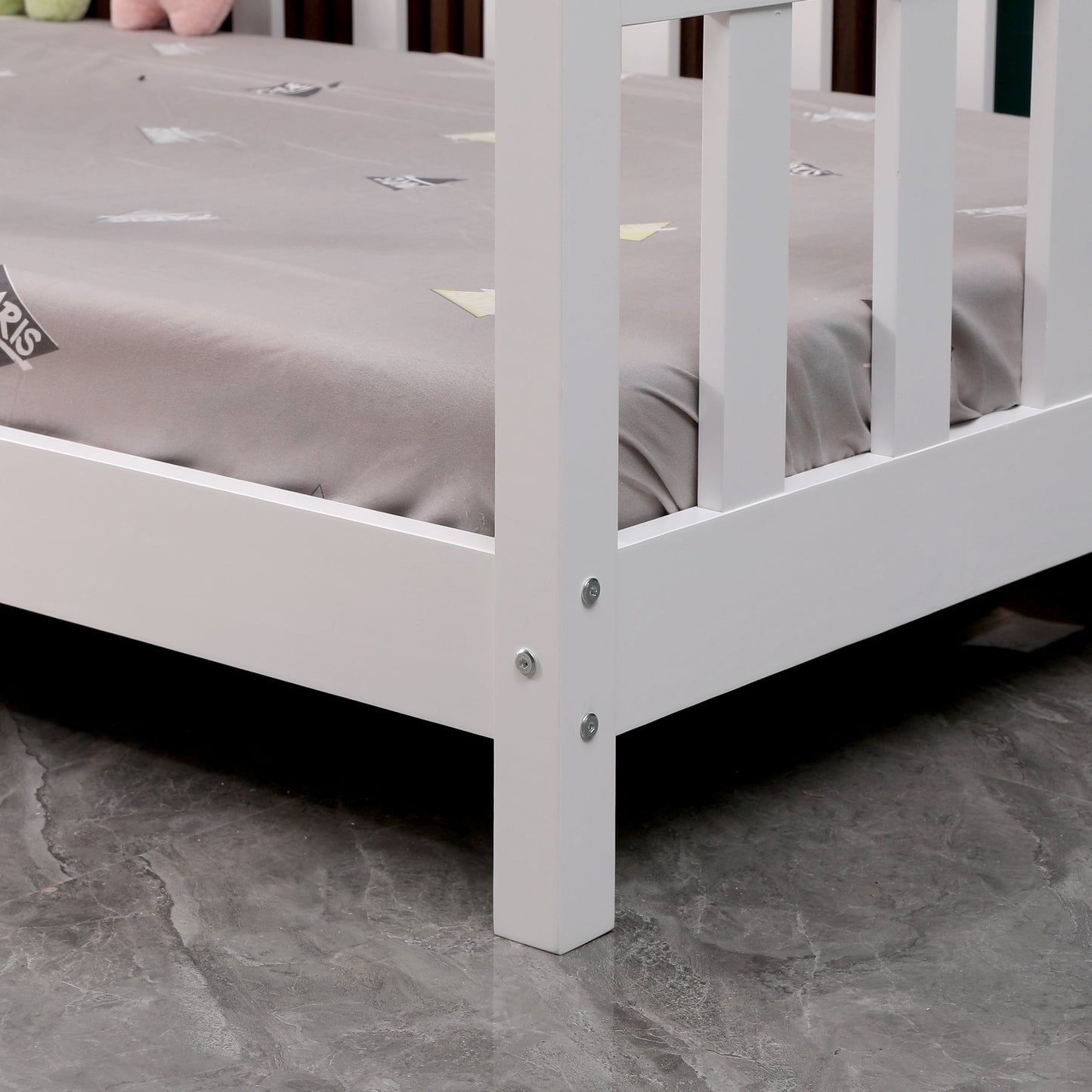 ARY MONTESSORI WHITE HOUSE BED - TWIN [PREORDER]