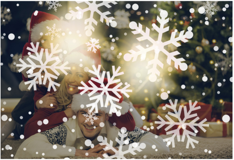 Projector Lamp High-brightness Christmas Snowflake Indoor