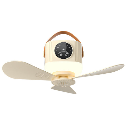 Multifunctional Light Small Ceiling Fan Outdoor Camping USB
