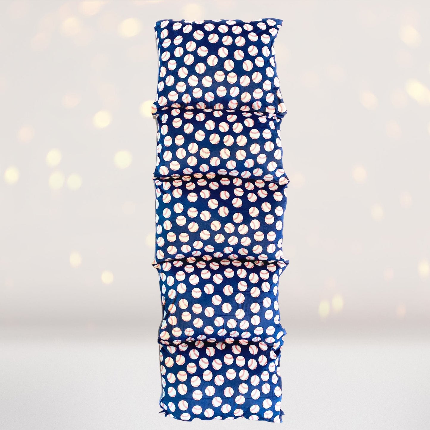 Baseball Pillow Bed Slipcover, Baseball Floor Lounger Slipcover,