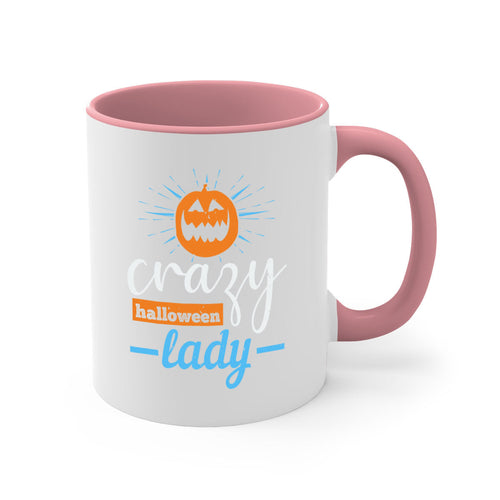 crazy halloween lady 118#- halloween-Mug / Coffee Cup