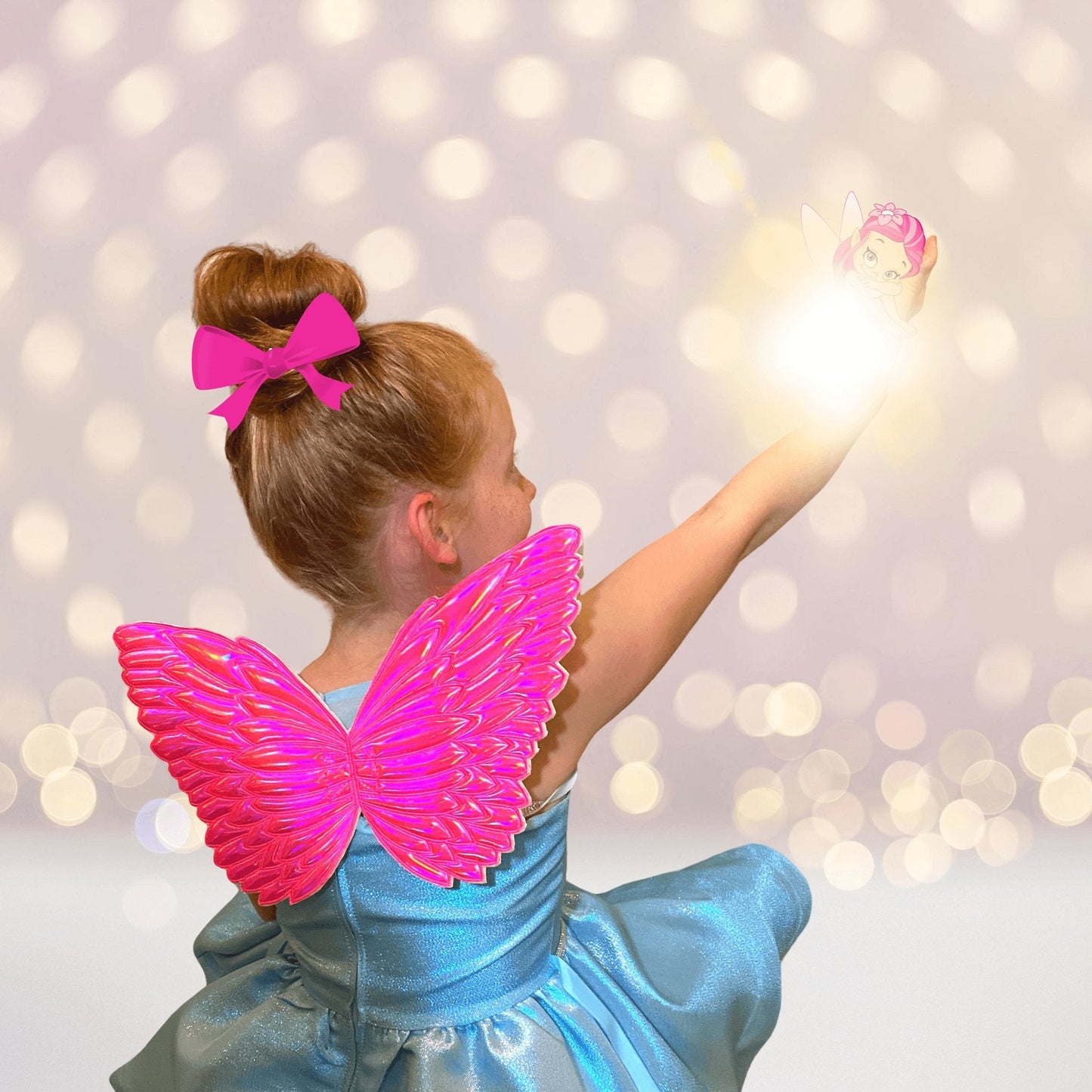 Fairy Unicorn Princess Gift Set - Floor Lounger, Wings, Wand and Mask