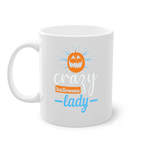 crazy halloween lady 118#- halloween-Mug / Coffee Cup